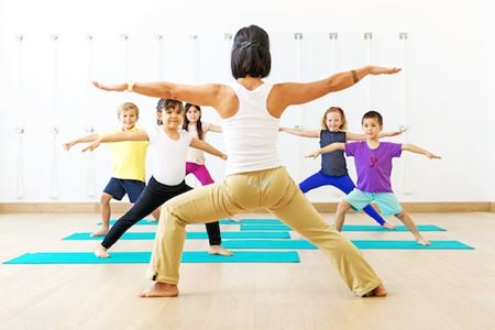 Yoga för barn, övningar