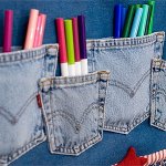 Vad gör man av gamla jeans? Vad gör man av gamla jeans?