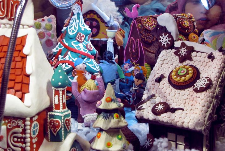 Barnhantverk gjorda av plasticine för nyår: foto master-klass