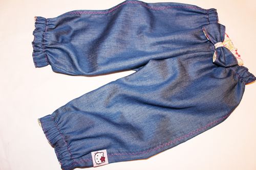 Jeans för tjejer, steg för steg mästarklass. Sommar jeans för tjejer med egna händer
