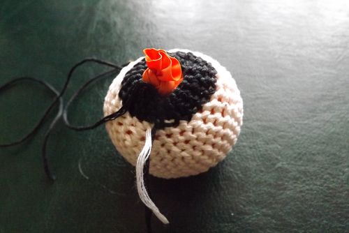 Stickad Panda Toy med dina egna händer