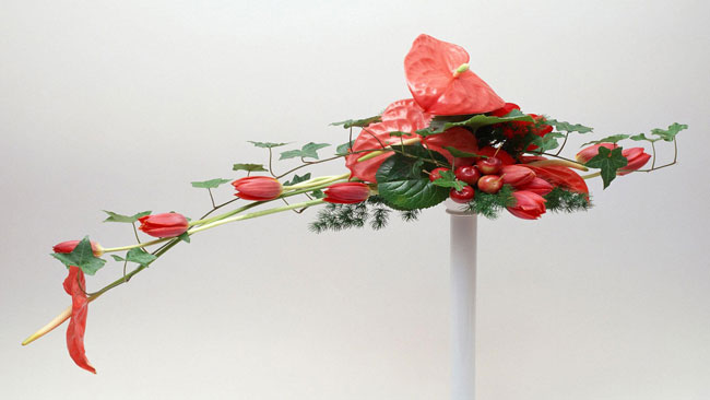 Ikebana - Konst av blomsterarrangemang