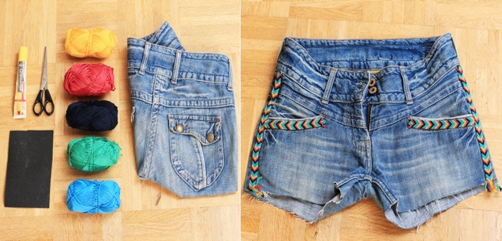 Hur man gör jeans från shorts