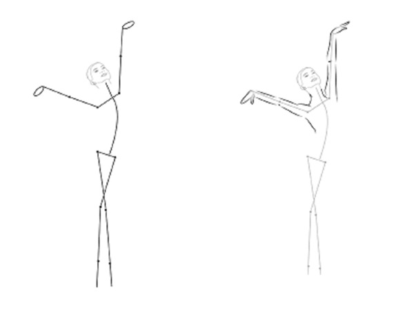 Hur man ritar en ballerina enkelt och enkelt