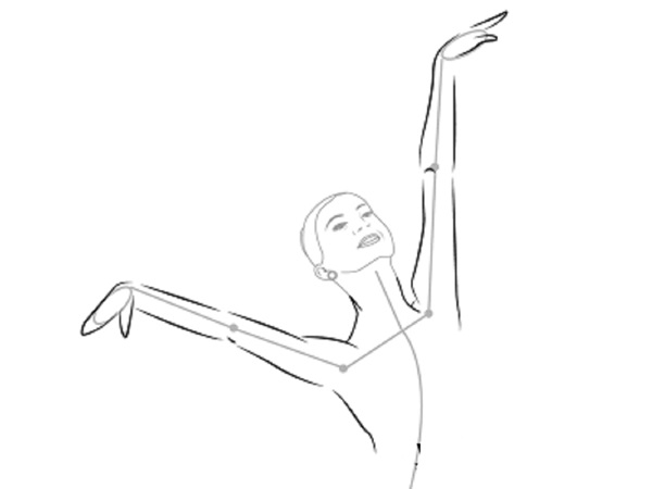 Hur man ritar en ballerina enkelt och enkelt