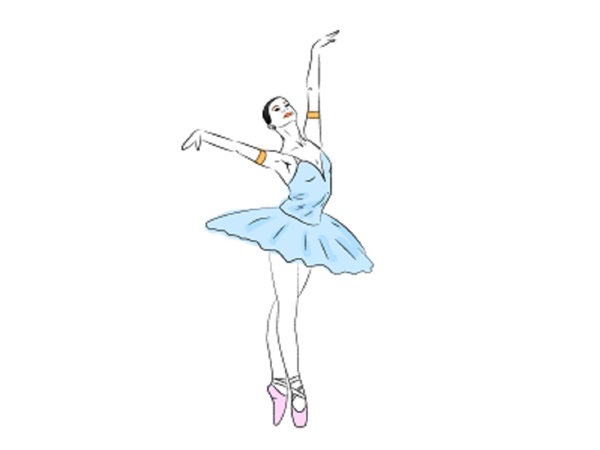 Hur man ritar en ballerina enkelt och enkelt