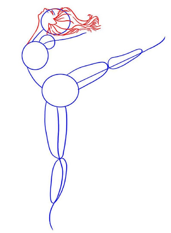 Hur man ritar en ballerina enkelt och enkelt