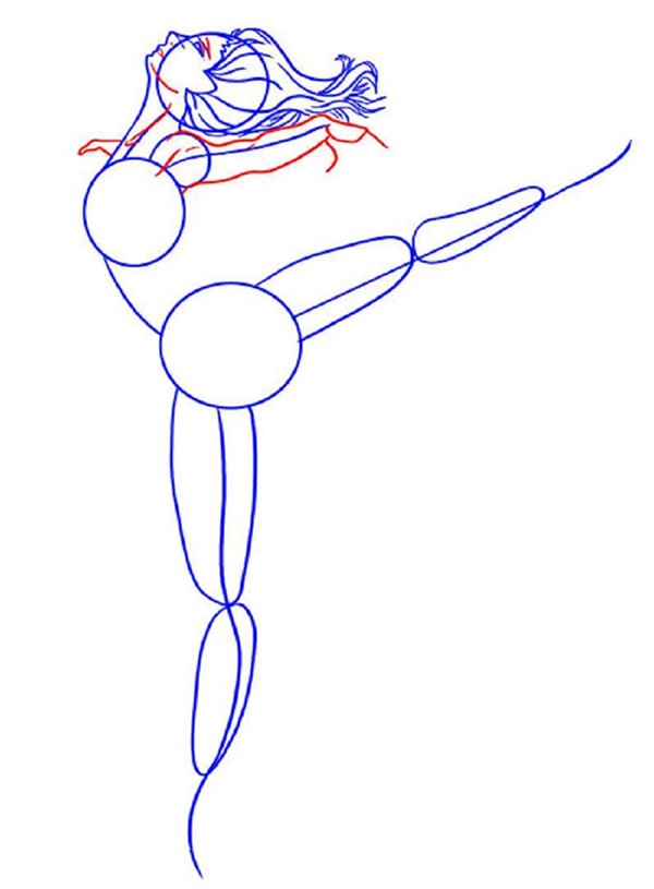 Hur man ritar en ballerina enkelt och enkelt