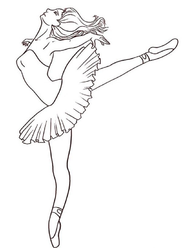 Hur man ritar en ballerina enkelt och enkelt