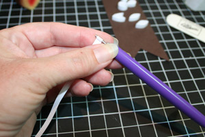 Quilling vykort av egna händer