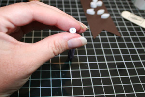 Quilling vykort av egna händer