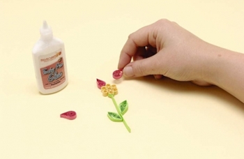 Quilling blommor från papper till nybörjare