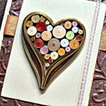 quilling hjärta