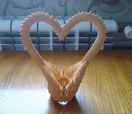 Hur man gör origami från pappershjärta, video