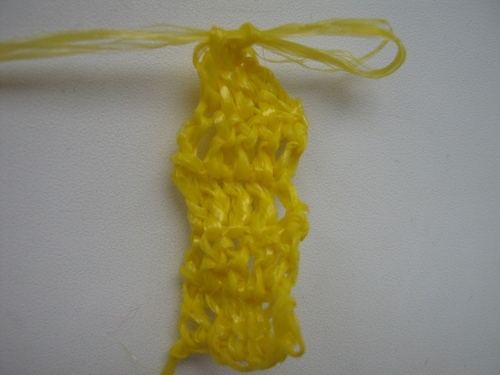 Hur man knyter en loofahhakett?