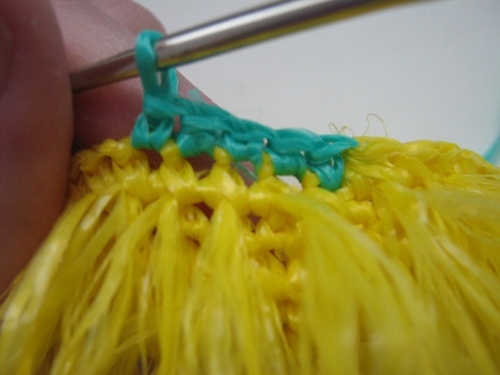 Hur man knyter en loofahhakett?