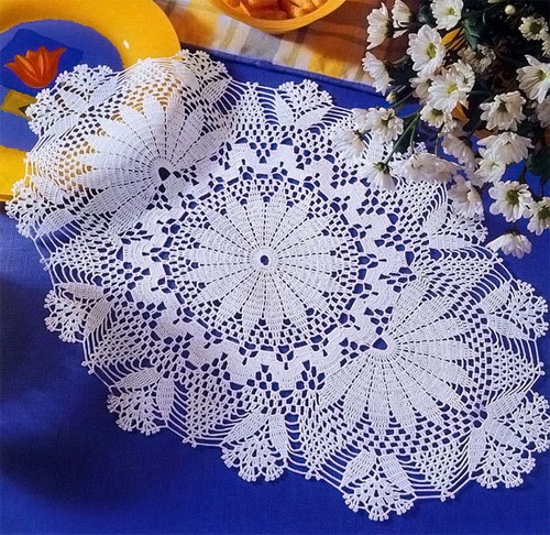 Openwork bordduk virkade Openwork bordduk virkade