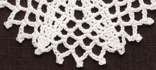 Openwork bordduk virkade