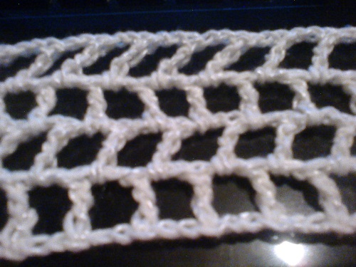 Openwork bordduk virkade