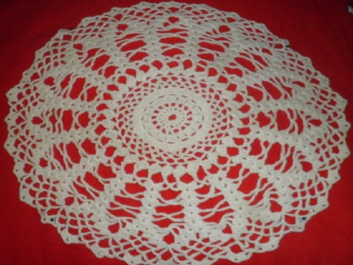 Openwork bordduk virkade