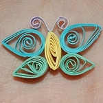 Quilling fjäril