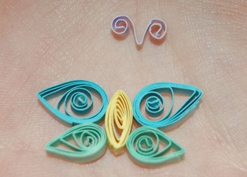 Quilling fjäril