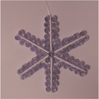 Quilling snowflake, master class, steg för steg instruktion med foto