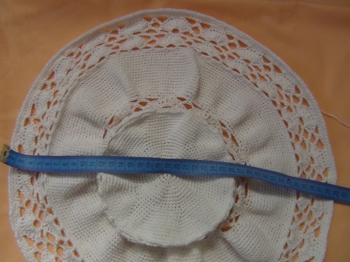 Kvinna sommarhatt virka