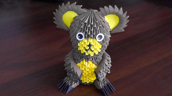 Modular Origami: Djur - Assembly Scheman