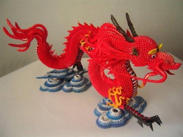 Modular Origami: Djur - Assembly Scheman