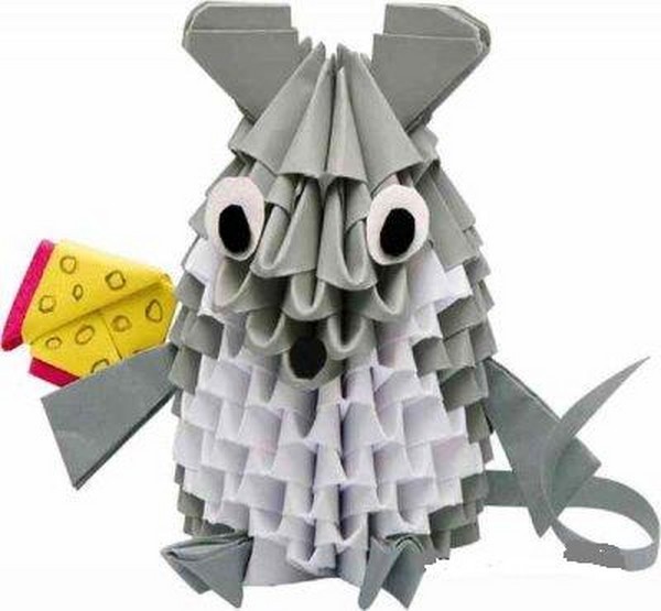 Modular Origami: Djur - Assembly Scheman