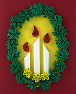 Nyttårshantverk av papper. Quilling Nyttårshantverk av papper. Quilling