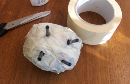 Härligt lamm från bomullskulor för det nya året