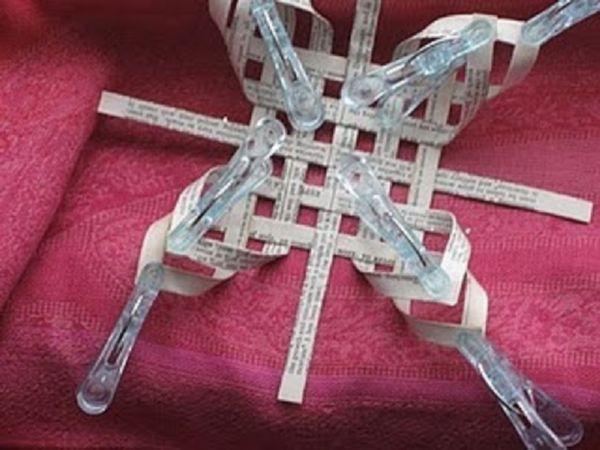 Vackra snöflingor för nytt år 2017 med egna händer papper - diagram och fotografier i steg. Master klasser för barn på stora snöflingor i origami teknik