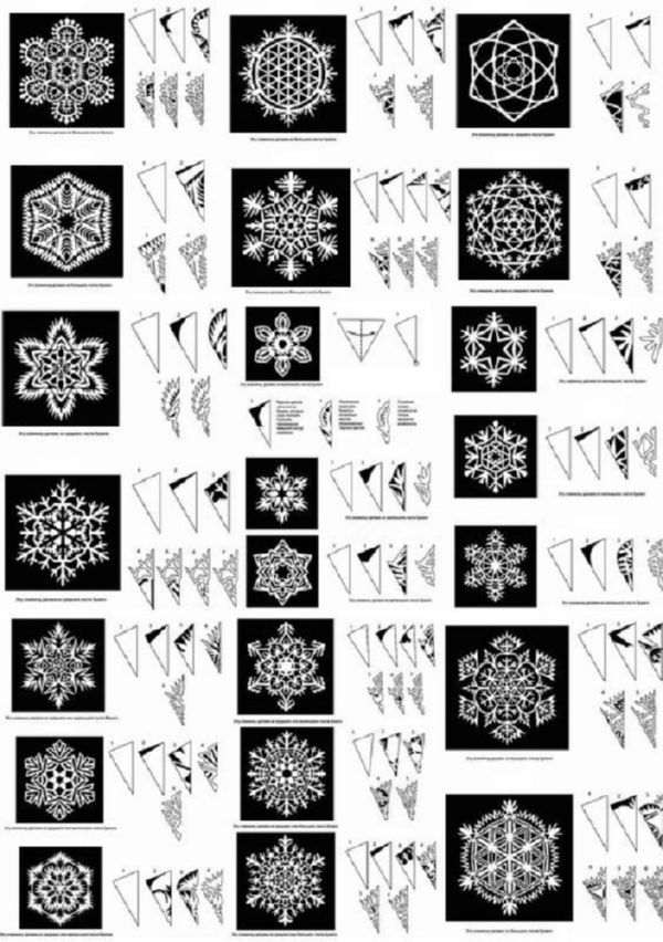 Vackra snöflingor för nytt år 2017 med egna händer papper - diagram och fotografier i steg. Master klasser för barn på stora snöflingor i origami teknik Vackra snöflingor för nytt år 2017 med egna händer papper - diagram och fotografier i steg. Master klasser för barn på stora snöflingor i origami teknik