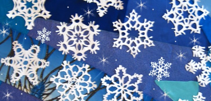 Vackra snöflingor för nytt år 2017 med egna händer papper - diagram och fotografier i steg. Master klasser för barn på stora snöflingor i origami teknik