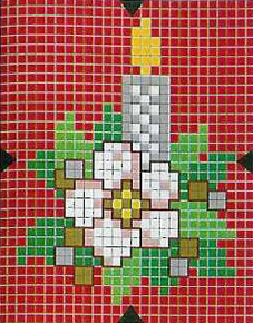 Nyttårs broderi: ljus
