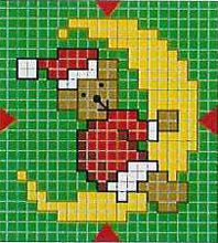 Nyttårs broderi: Björn
