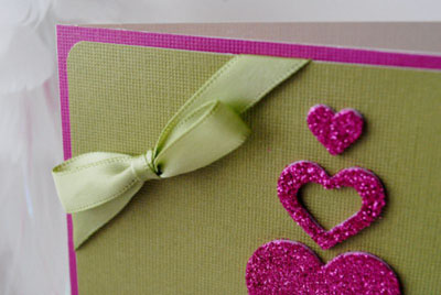 Julkort med scrapbooking stil för nyår 2015 med egna händer