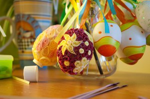 Påsk Quilling