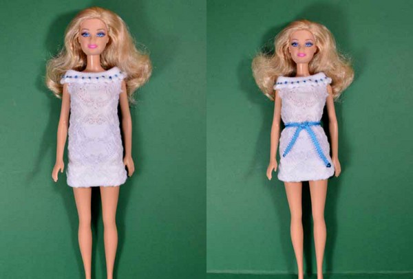 Klänningar till Barbie egna händer - mönster och mönster