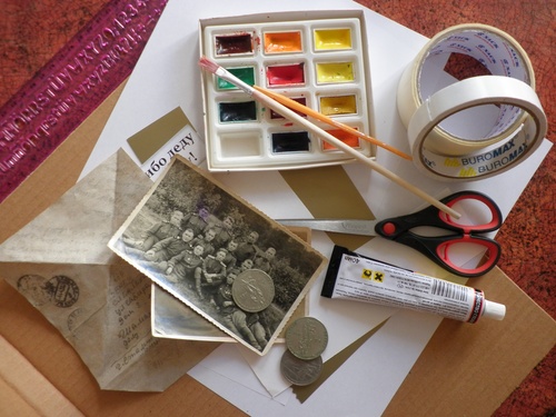 Scrapbooking: en handgjord av 9 maj med egna händer i skolan