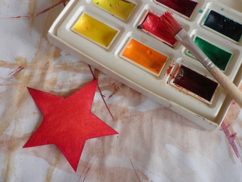 Scrapbooking: en handgjord av 9 maj med egna händer i skolan