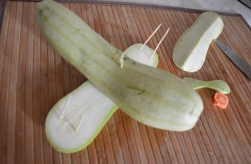Hantverk från grönsaker med egna händer