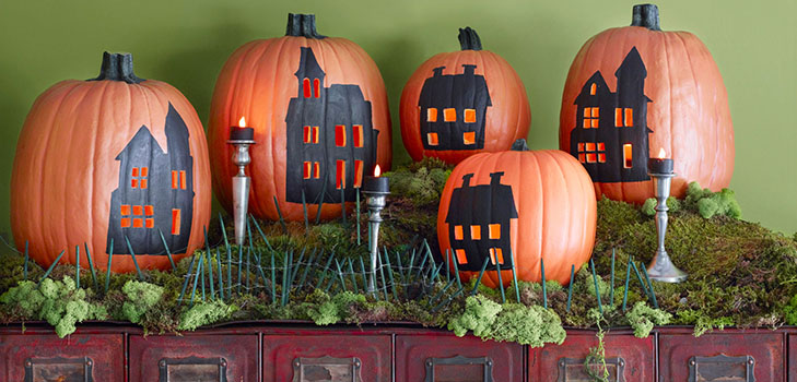 Hantverk för barn på Halloween