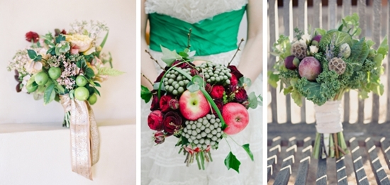 Själv en blomsterhandlare: 5 höstbuketter med grönsaker och frukter