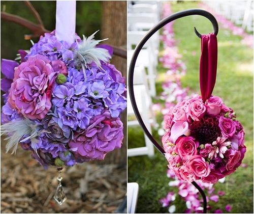 Boll av blommor med egna händer
