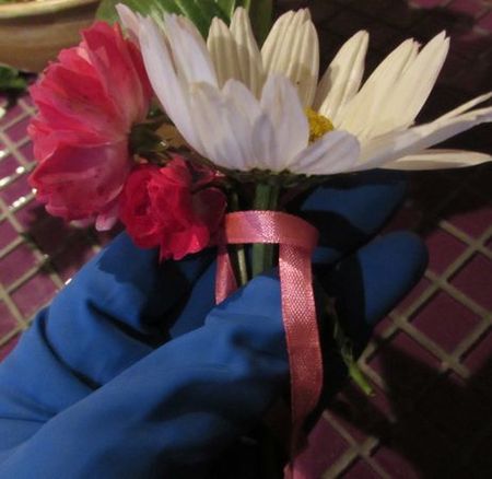 Krans av blommor till bröllopet med egna händer