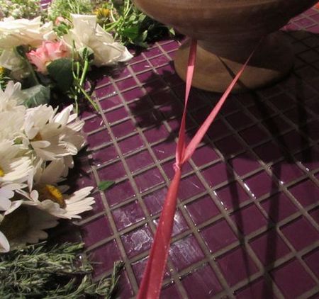 Krans av blommor till bröllopet med egna händer