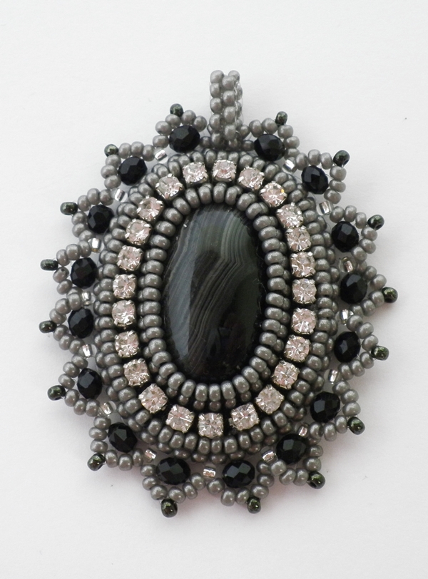Beaded hänge, master klass med foto